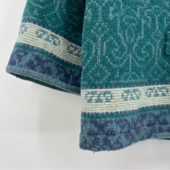 Eddie Bauer Vintage Blanket Wool Barn Toggle Shawl Collar Coat Size MP - Picture 9 of 14